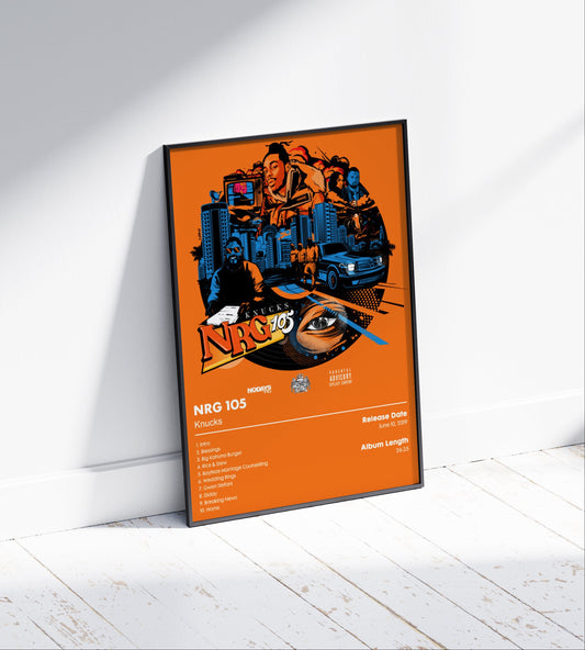 Knucks Rapper Drawing KNUCKS – Rapper Posters