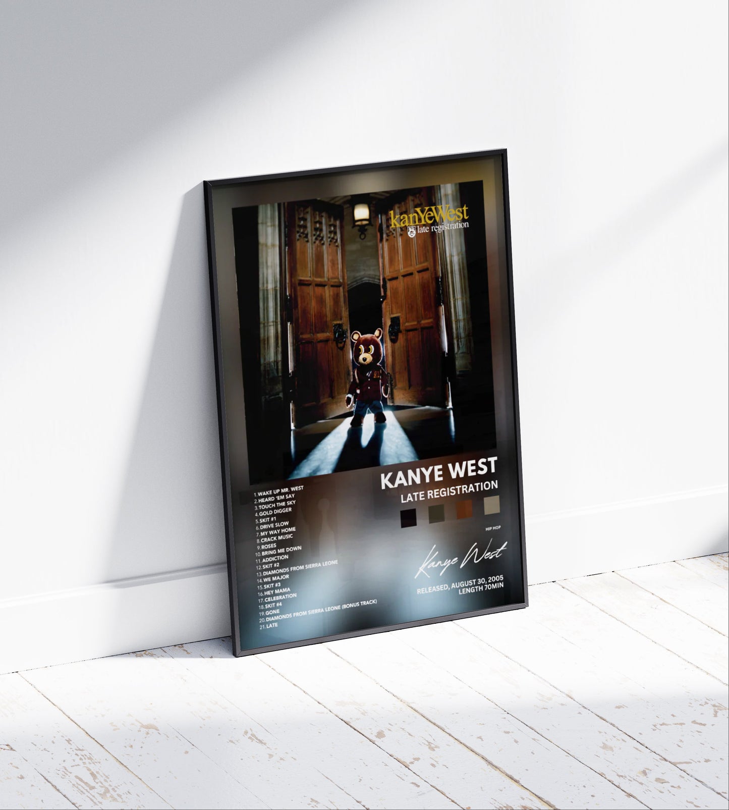Kanye West "Late Registration" Album Poster