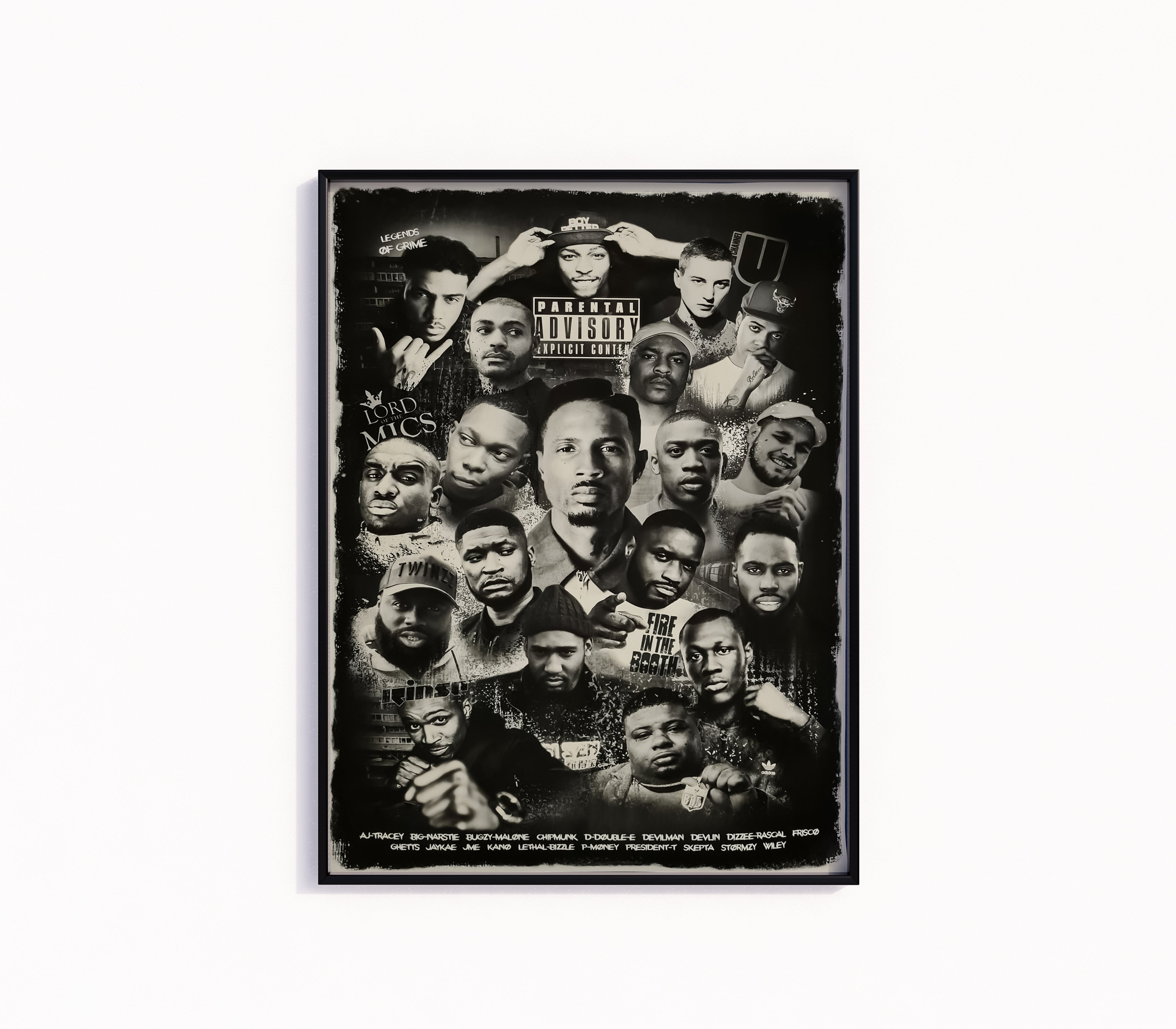 Legends Of Grime Poster – Rapper Posters
