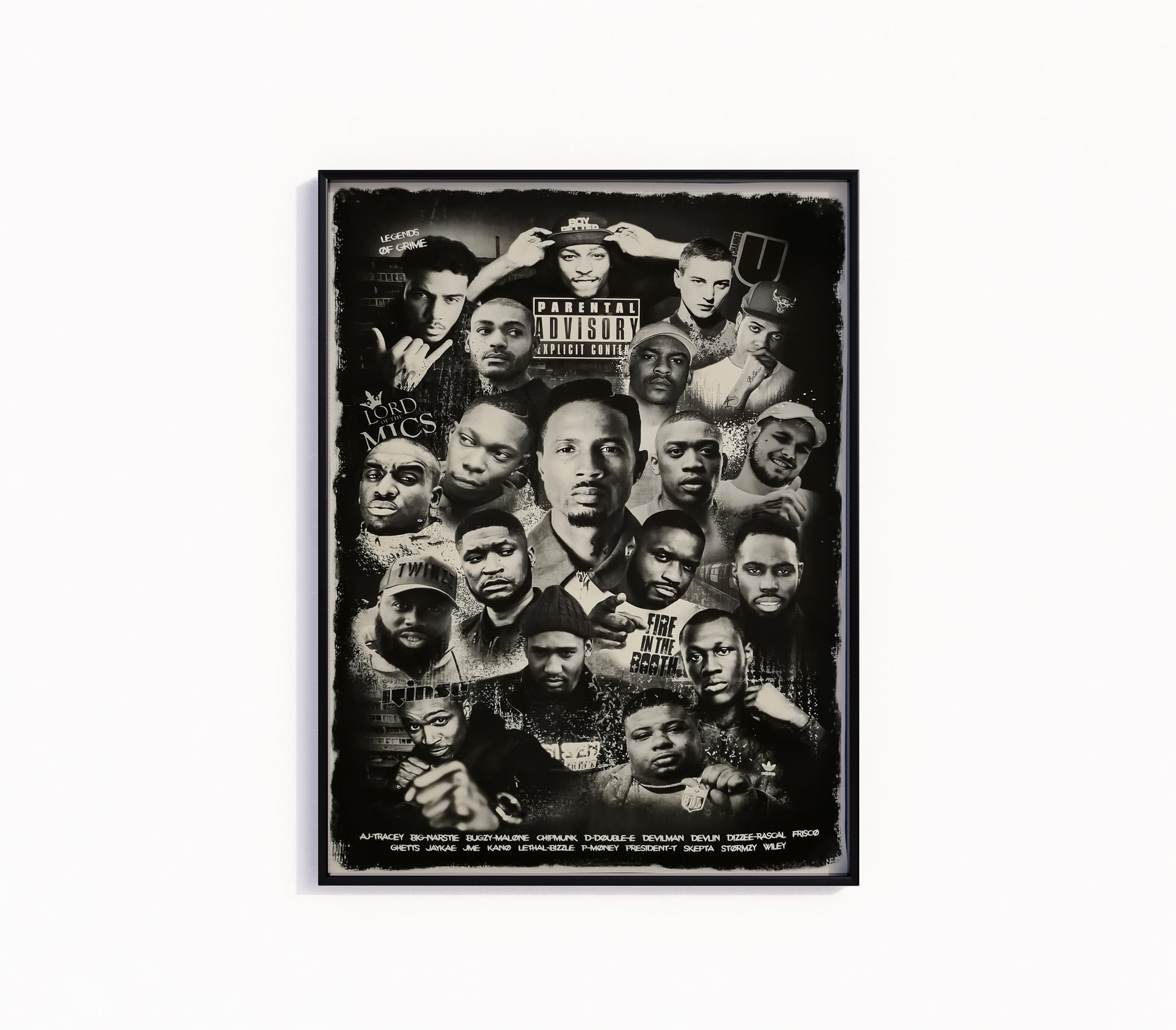 Legends Of Grime Poster – Rapper Posters