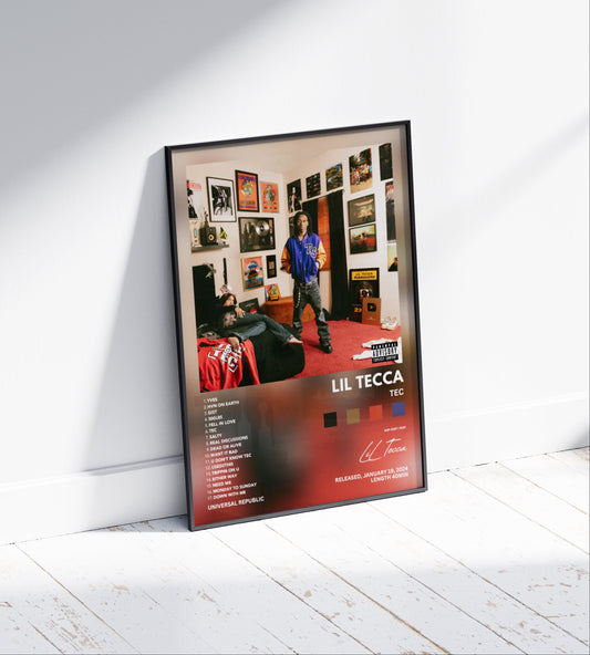 Lil Tecca "TEC" Album Poster