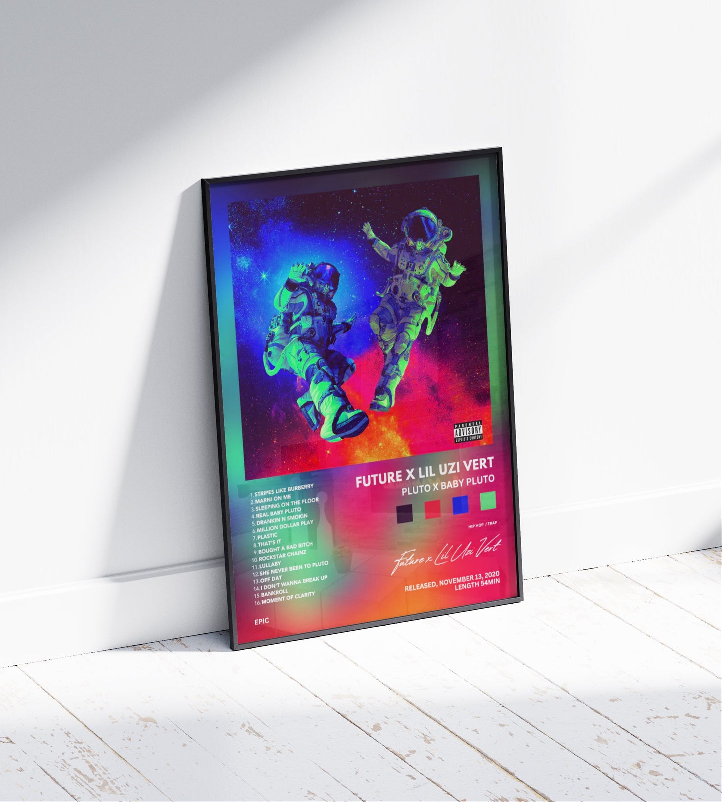 Future & Lil Uzi "Pluto x Baby Pluto" Album Poster