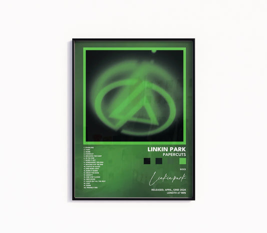 Linkin Park "Papercuts" Album Poster