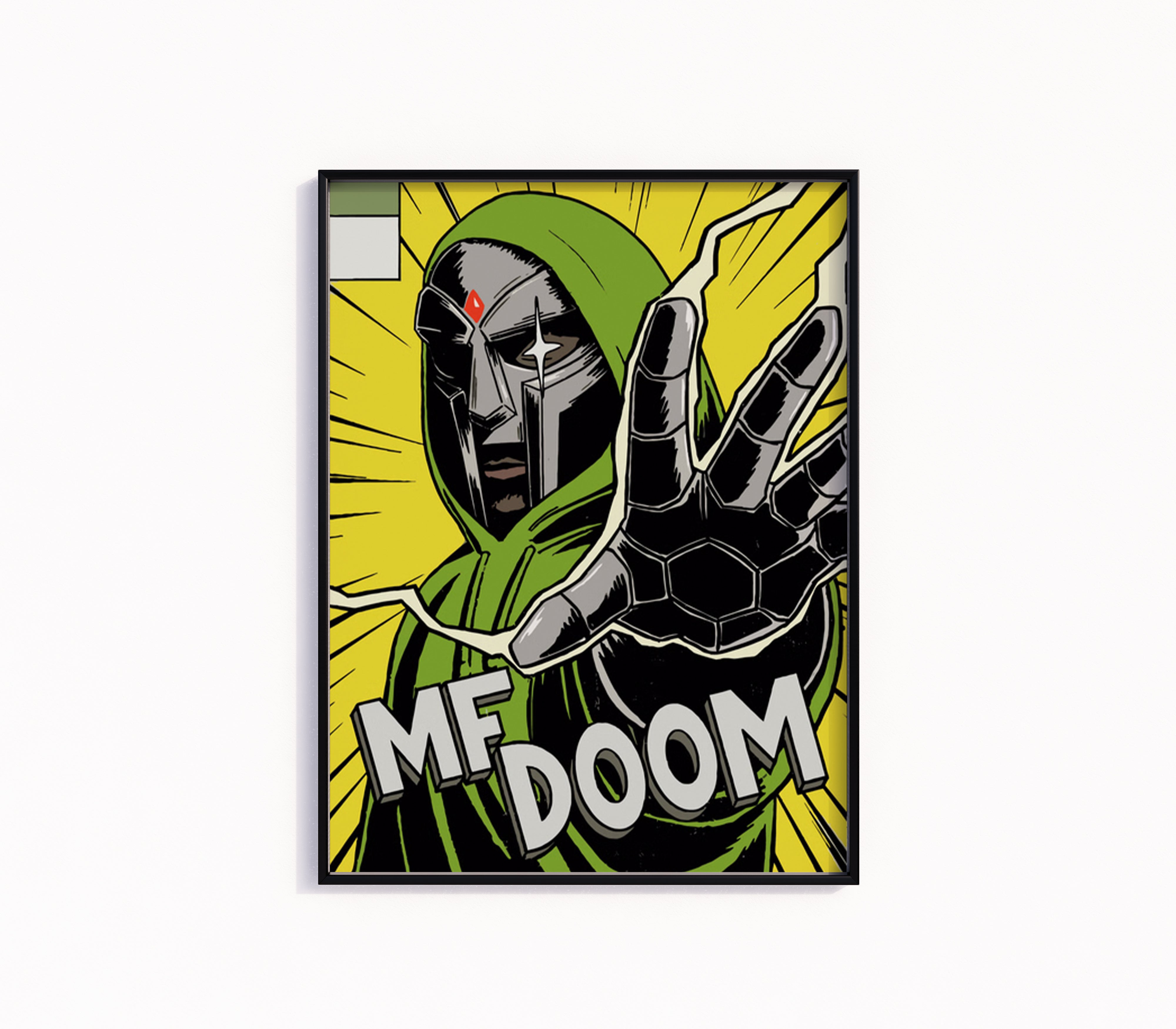 MF Doom Poster Print – Rapper Posters