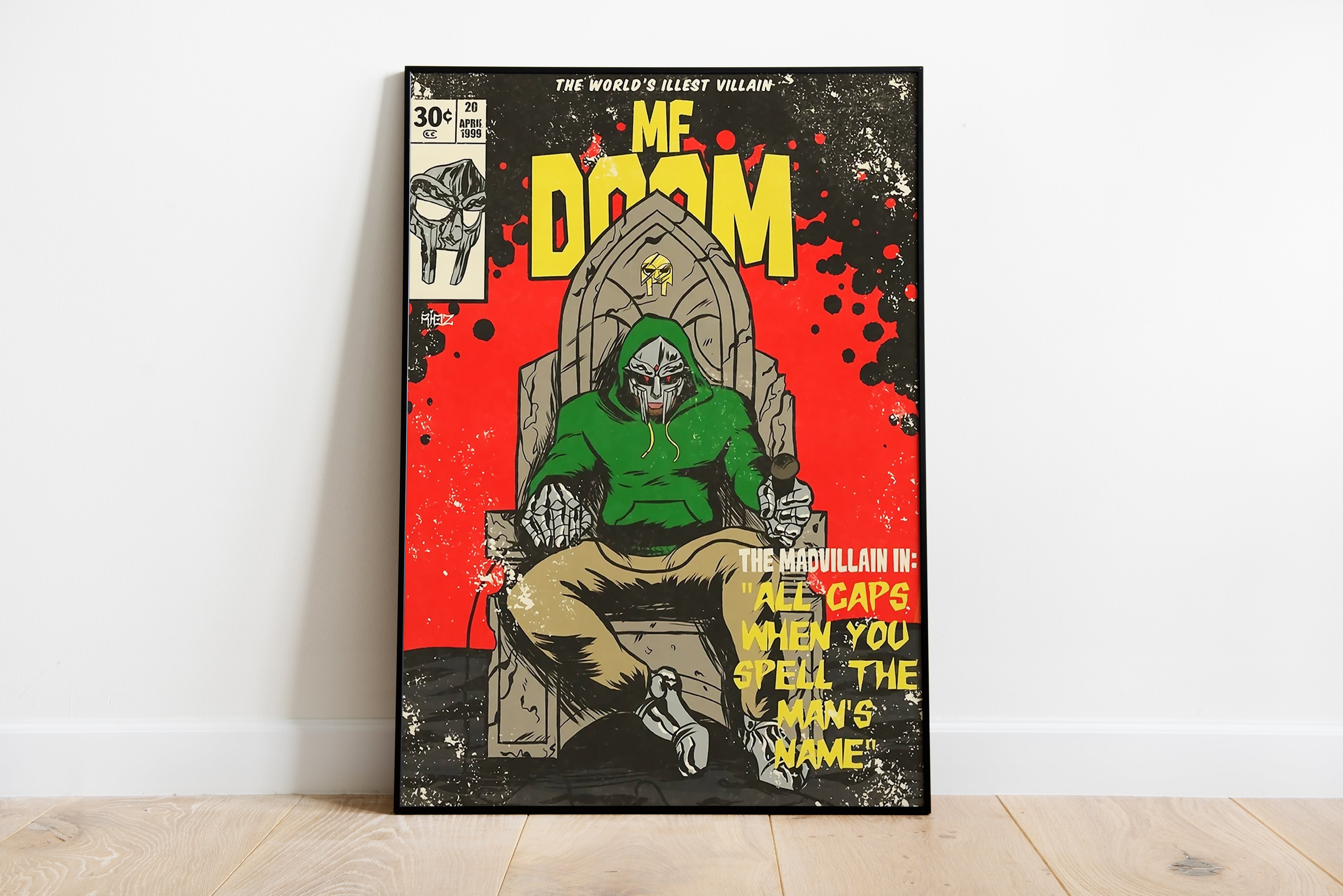 MF Doom Poster Print – Rapper Posters