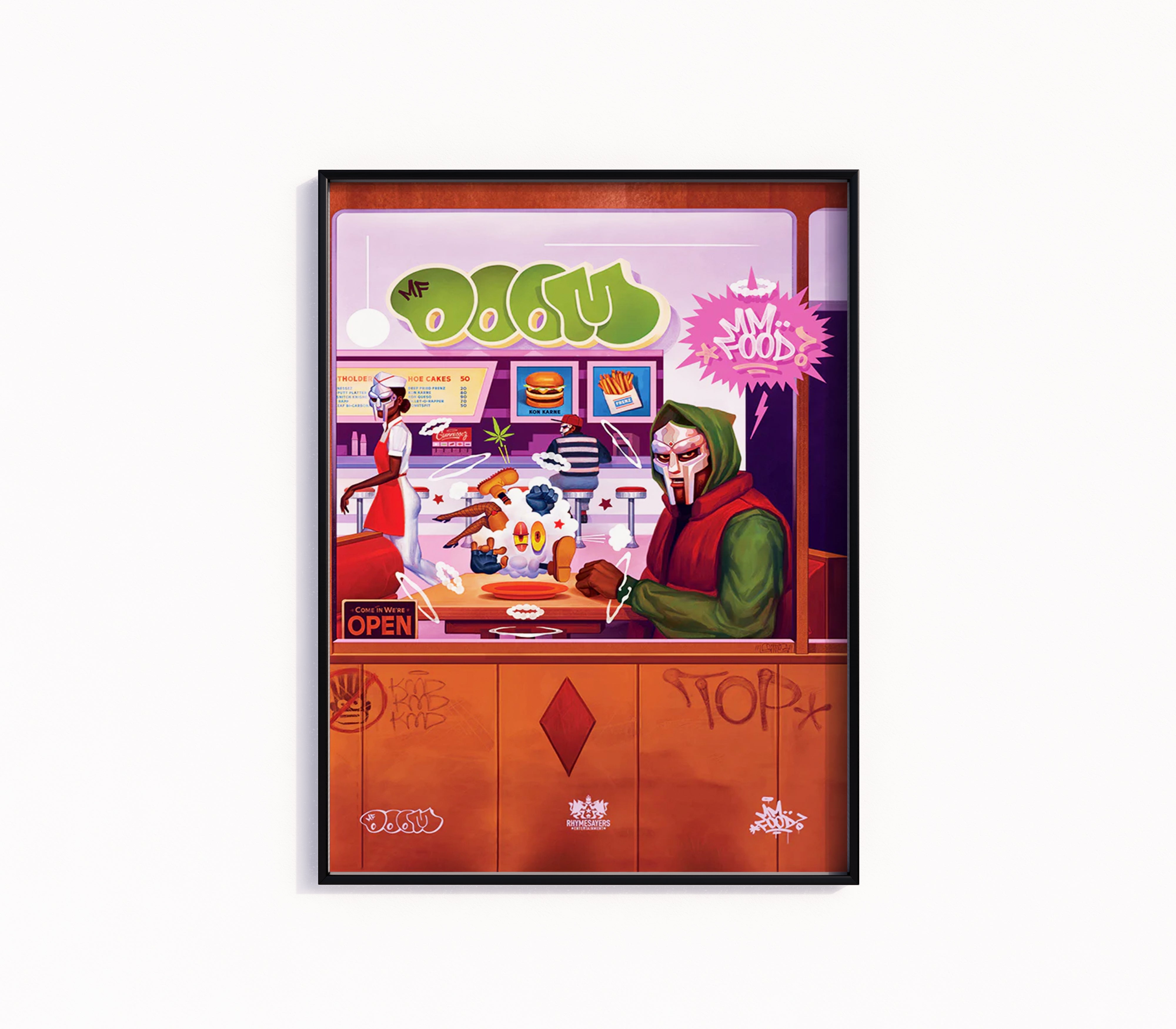 MF Doom Poster – Rapper Posters