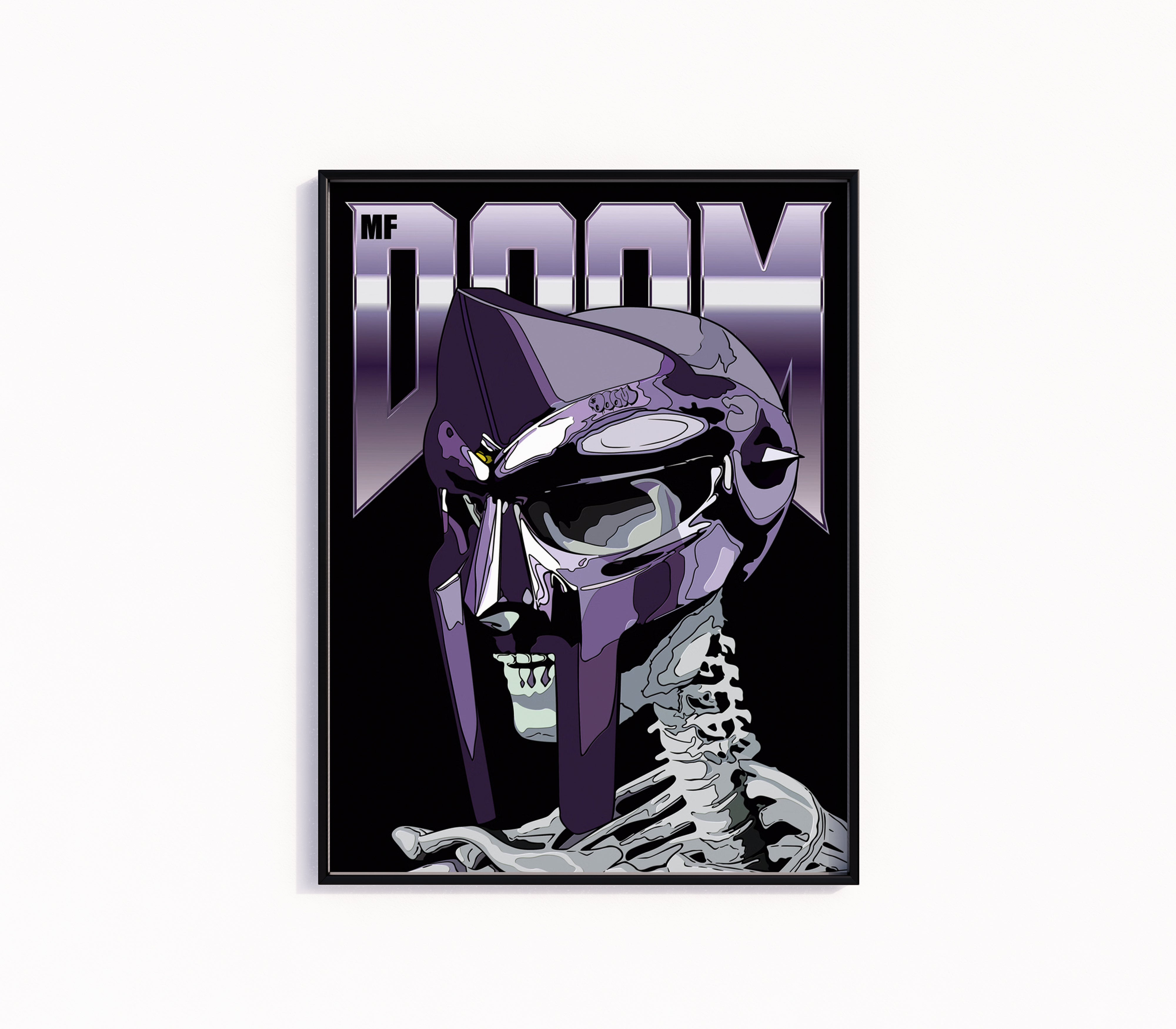 MF Doom Poster Print – Rapper Posters