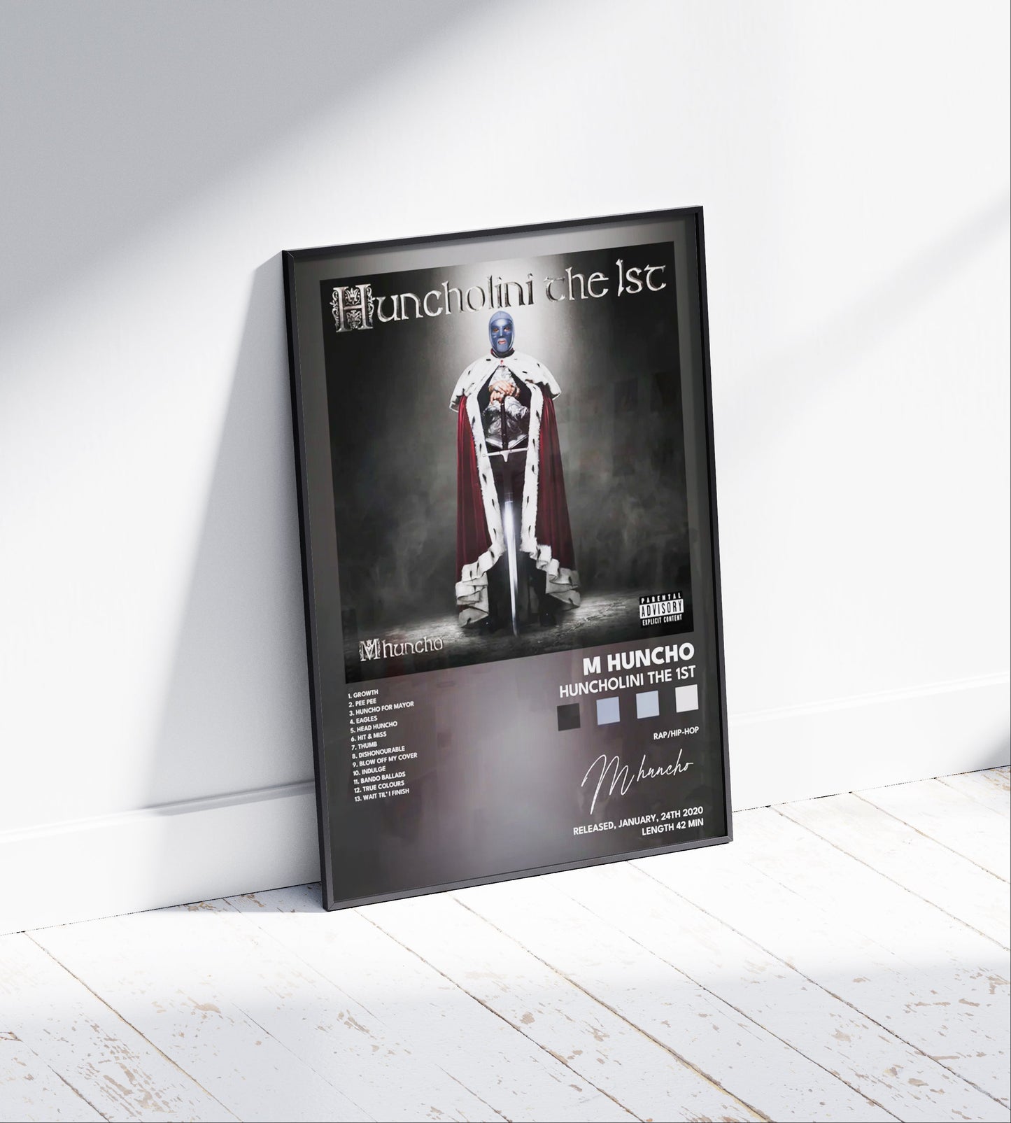 M Huncho 'Huncholini The 1st' Album Poster