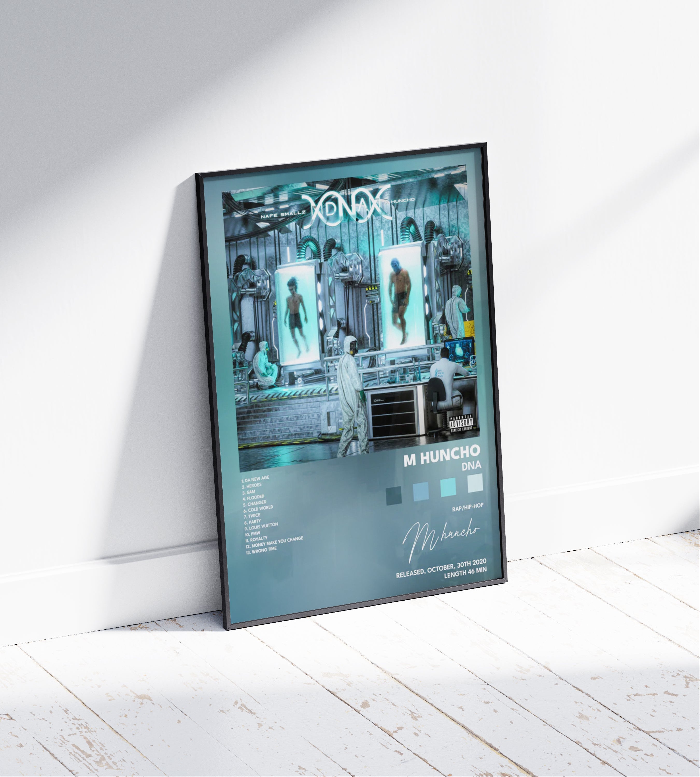 Dna Rapper Album M Huncho 'DNA' Album Poster – Rapper Posters