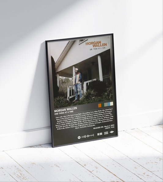 Morgan Wallen 'One Thing at a Time' Album Poster