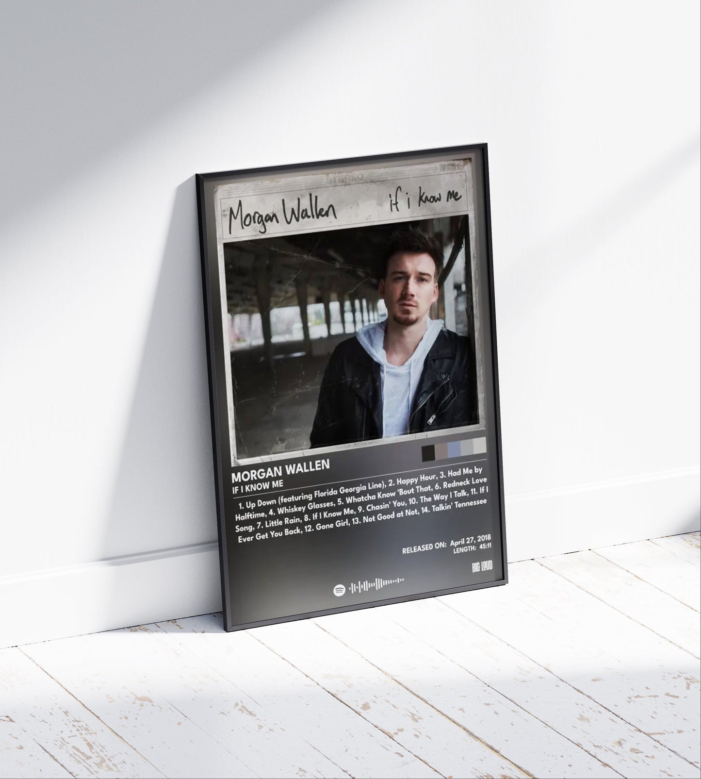 Morgan Wallen 'If I Know Me' Album Poster
