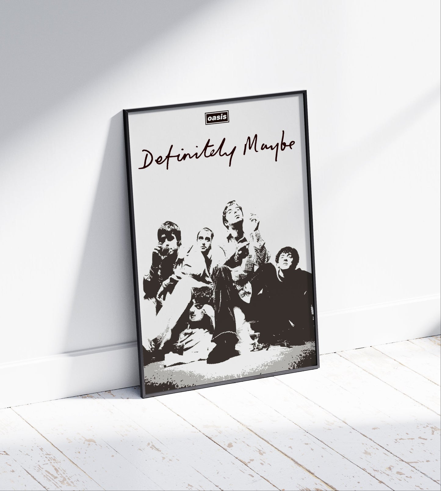 Oasis "Definitely Maybe" Poster