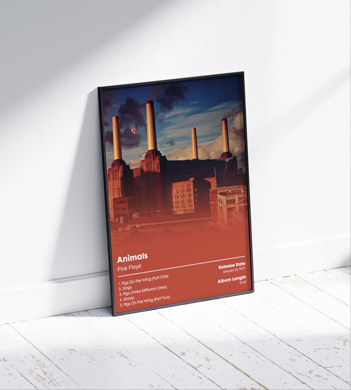 Pink Floyd 'Animals' Album Poster