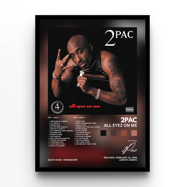 2 PAC – Rapper Posters