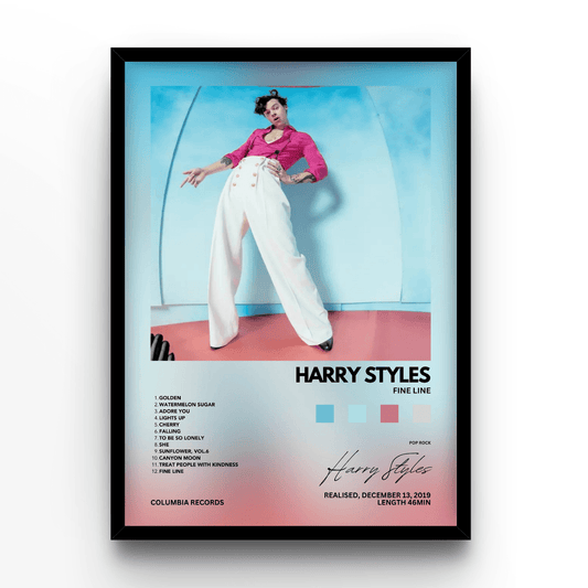 Harry Styles "Fine Line" Album Poster