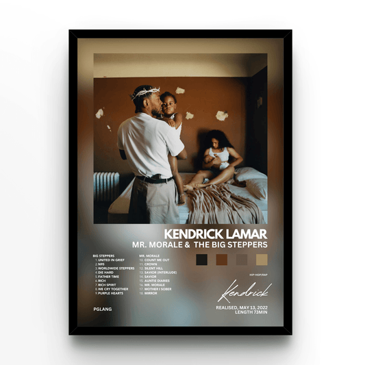Kendrick Lamar "Mr. Morale & the Big Steppers" Album Poster