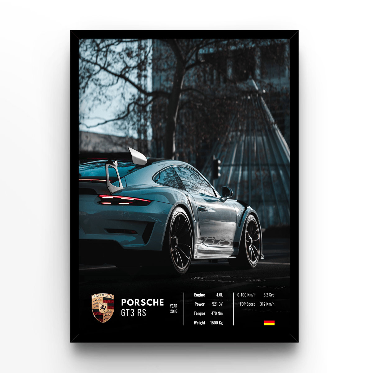 Porsche GT3 RS Poster – Rapper Posters