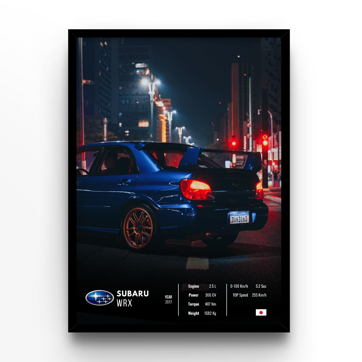 Sybau Rapper Background Subaru WRX Poster – Rapper Posters