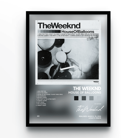 The Weeknd "House of Balloons" Poster Print