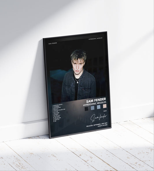 Sam Fender "Hypersonic Missiles" Album Poster