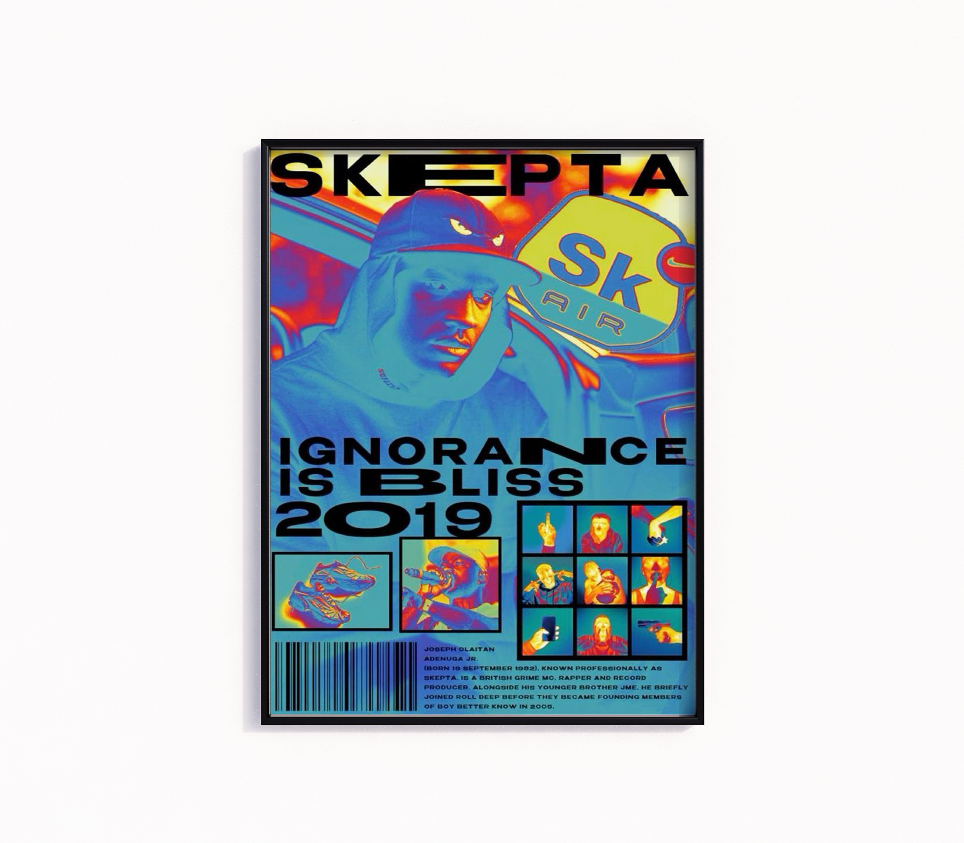 Skeptis Rapper Skepta Poster – Rapper Posters