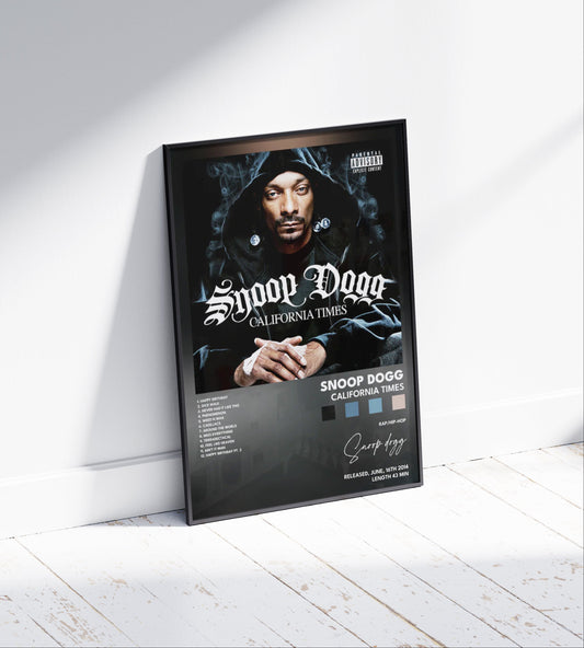 Snoop Dogg "California Times" Album Poster