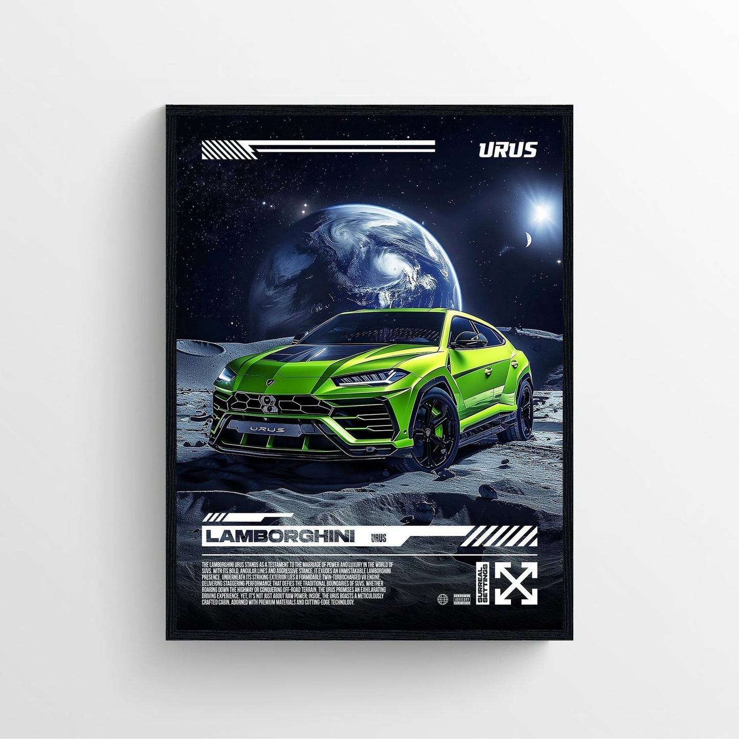 Lamborghini Urus Poster Print