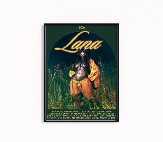 SZA "Lana" Poster