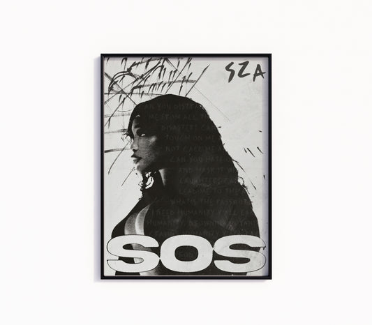 SZA "SOS" Poster