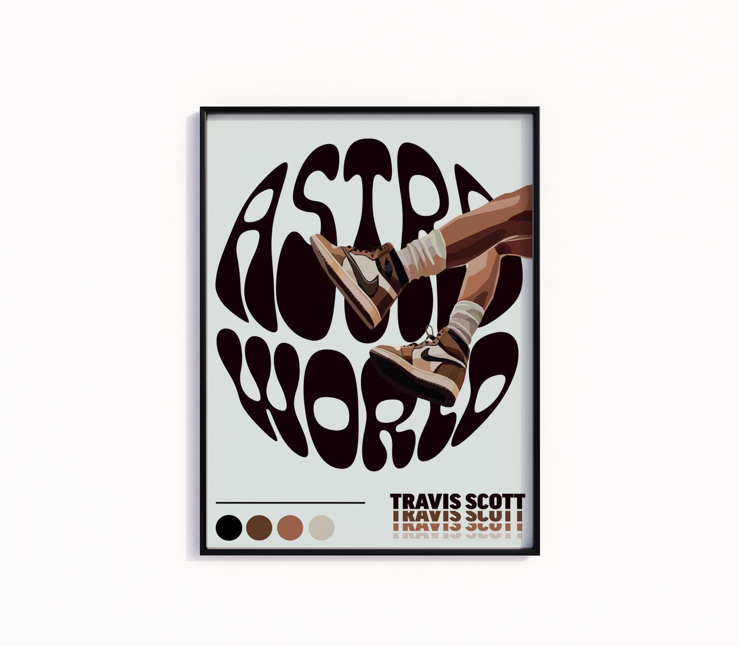 Travis Scott Sneaker Poster Print