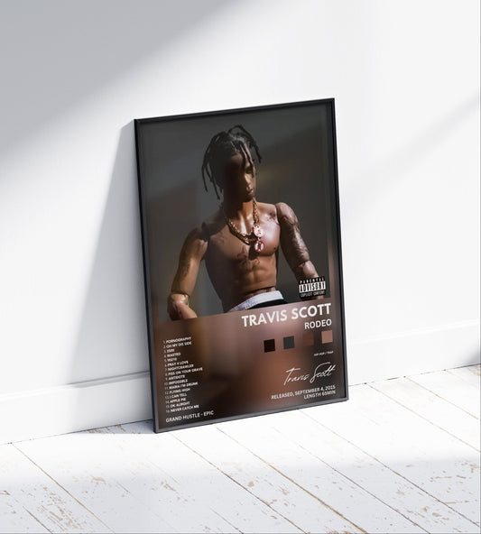 Travis Scott "Rodeo" Album Poster