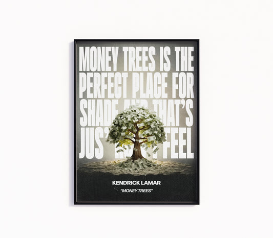 Kendrick Lamar "Money Trees" Poster Print