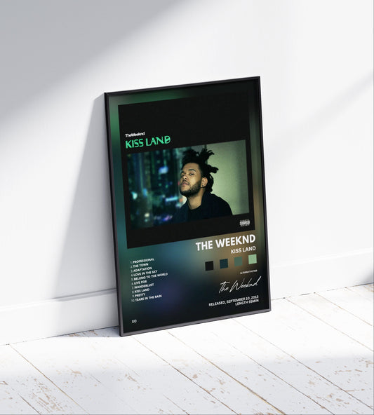 The Weeknd "Kiss Land" Album Poster