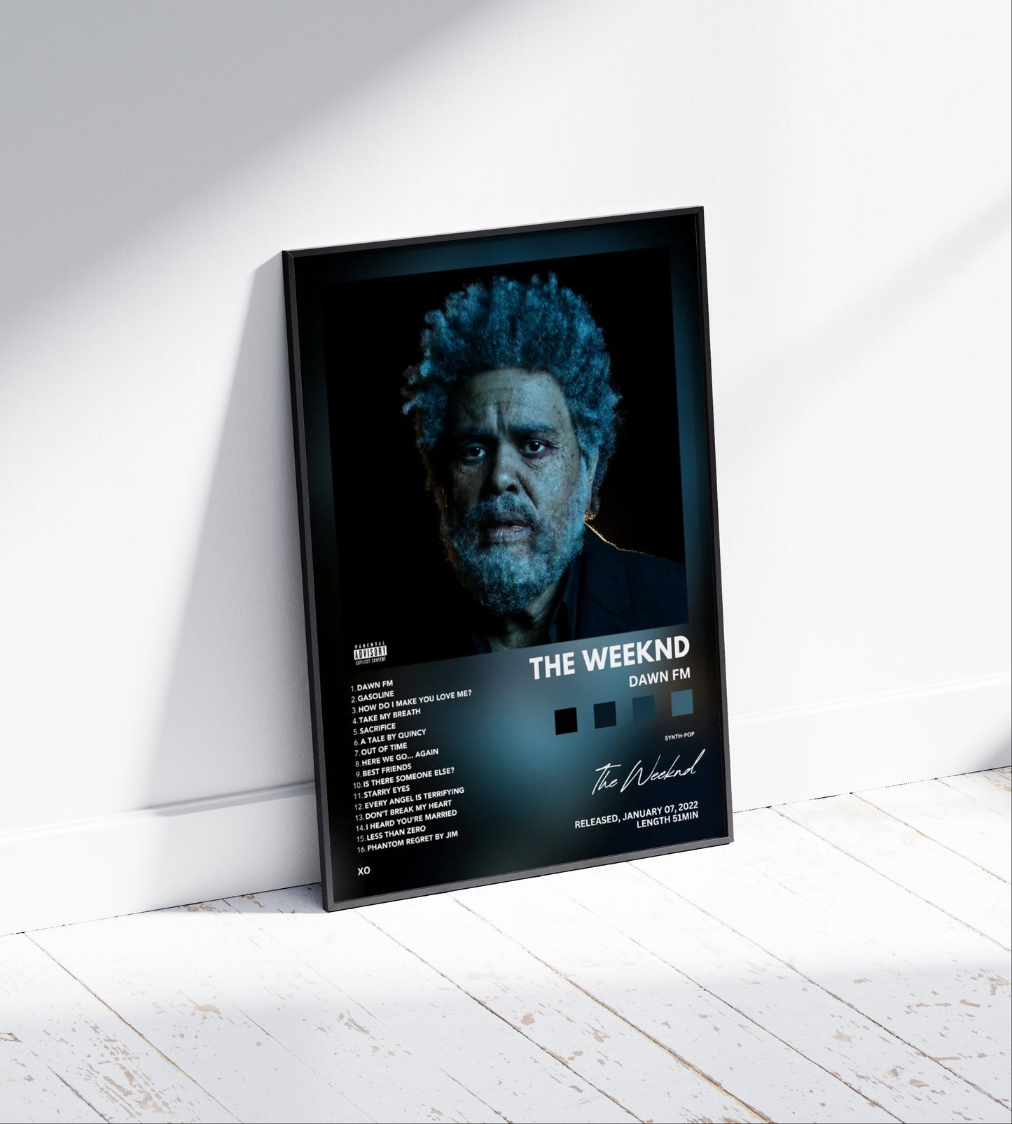 The Weeknd "Dawn FM" Album Poster
