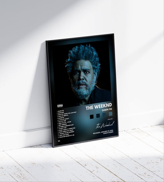 The Weeknd "Dawn FM" Album Poster