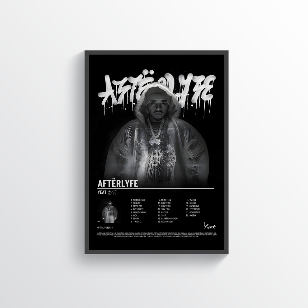 Yeat "Afterlyfe" Poster Print