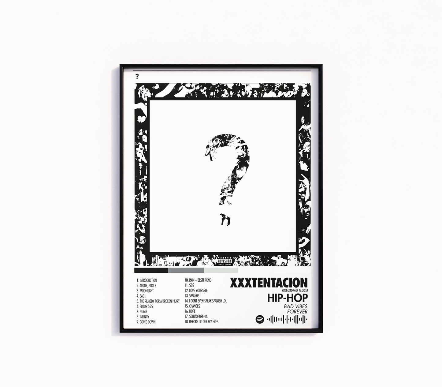 XXXTentacion "Bad Vibes Forever" Poster