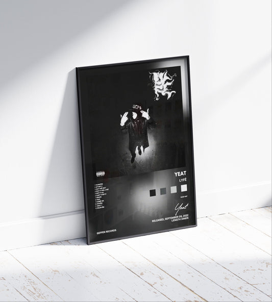 Yeat "LYFE" Album Poster