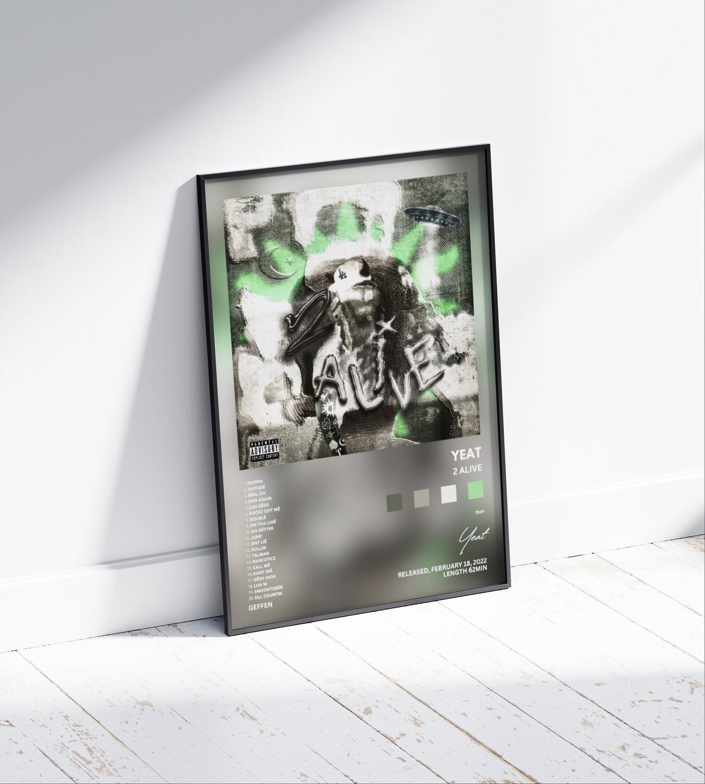 Yeat "2 Alive" Album Poster