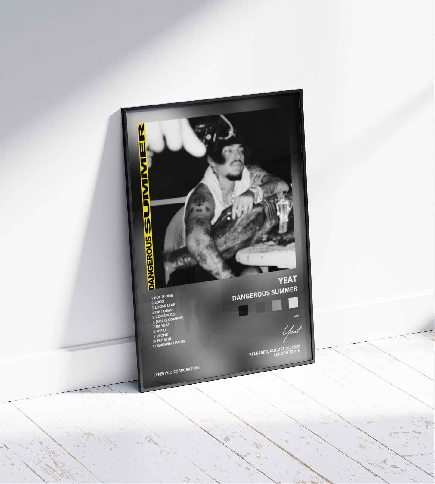 Yeat "Dangerous Summer" Album Poster